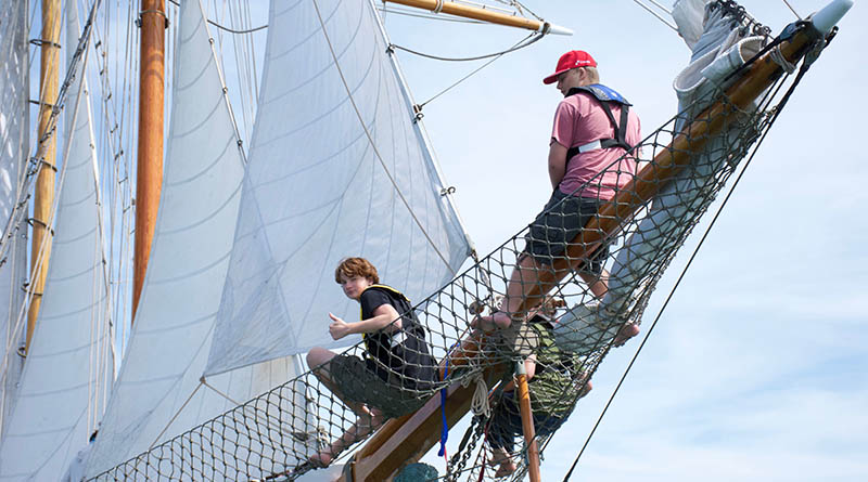 Sailing, Egan Maritime Institute, Fritha, tall ship, wooden sailboat
